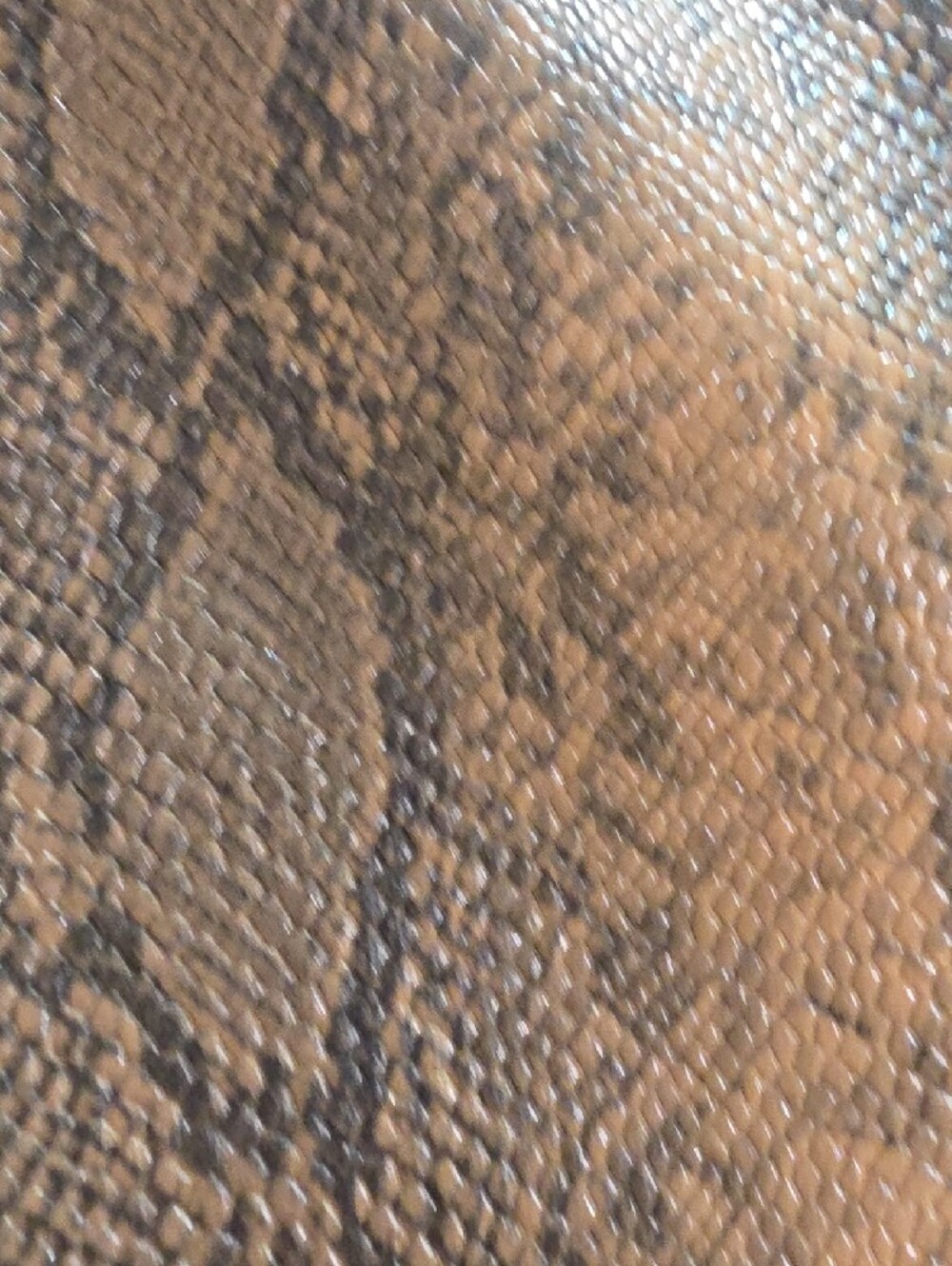 Snake-Print Mid-Calf Stiletto Boots in Brown - Picture 3 of 8